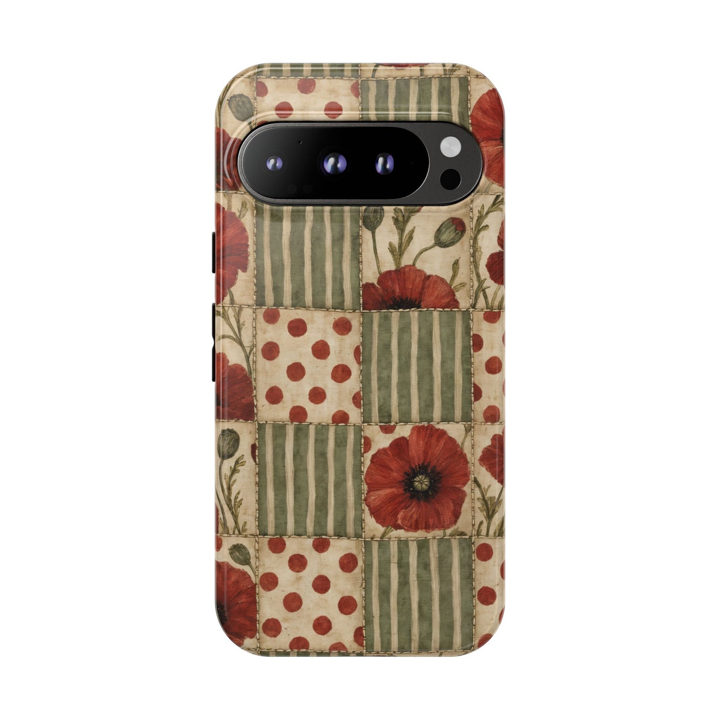 Poppy Patchwork Tough Case