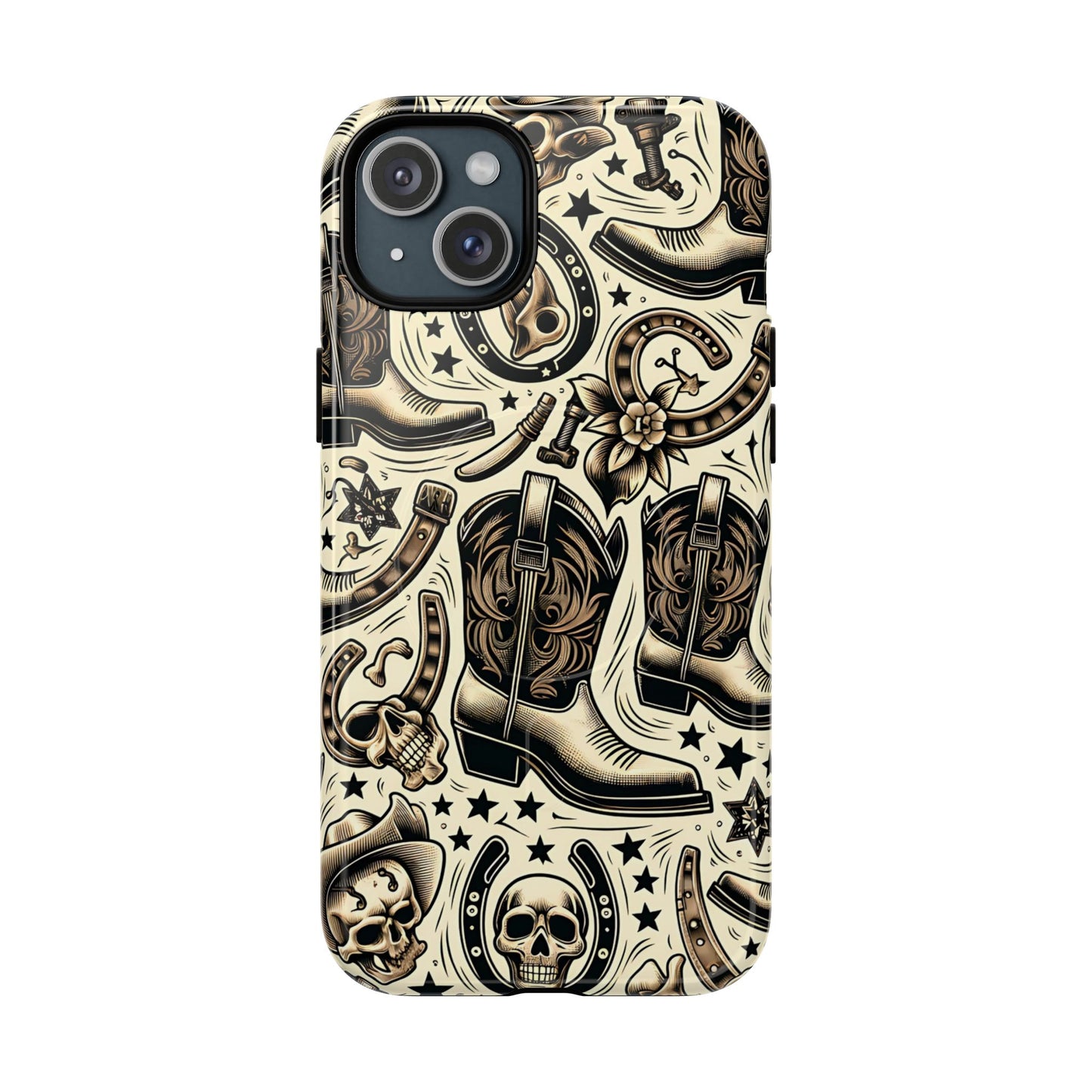 Skulls Boots Horseshoes Magnetic Case