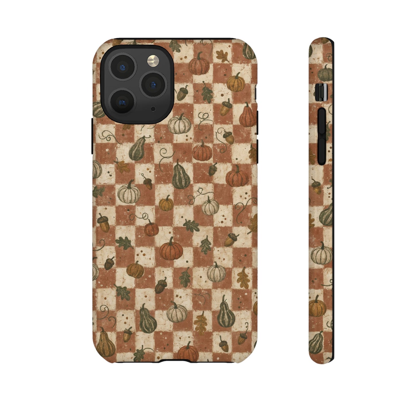 Pumpkin Checker Tough Case