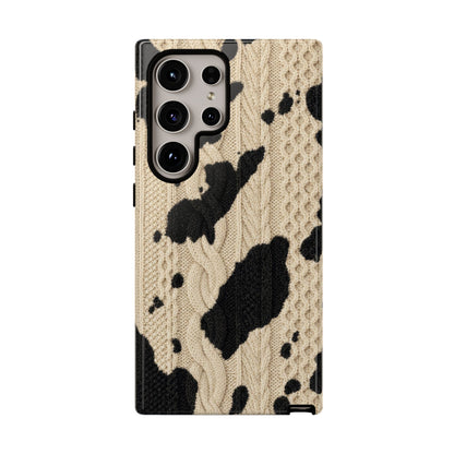 Cable Knit Cowhide Tough Case