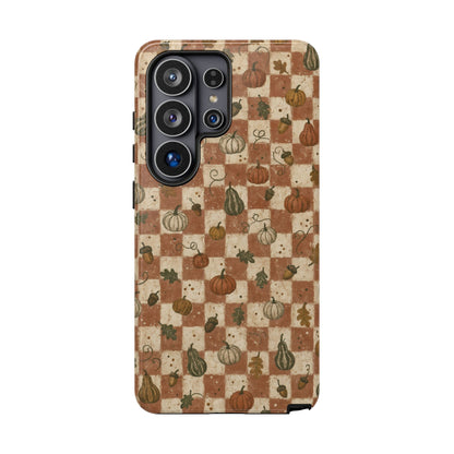 Pumpkin Checker Tough Case