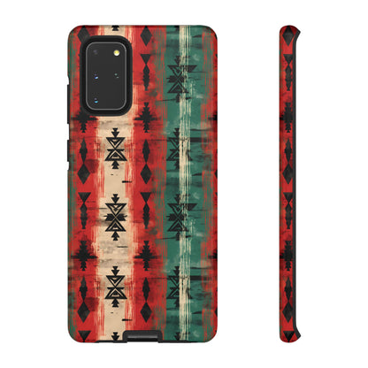 Christmas Grunge Aztec Tough Case