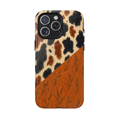 Harvest Cowhide Swaths Magnetic Case