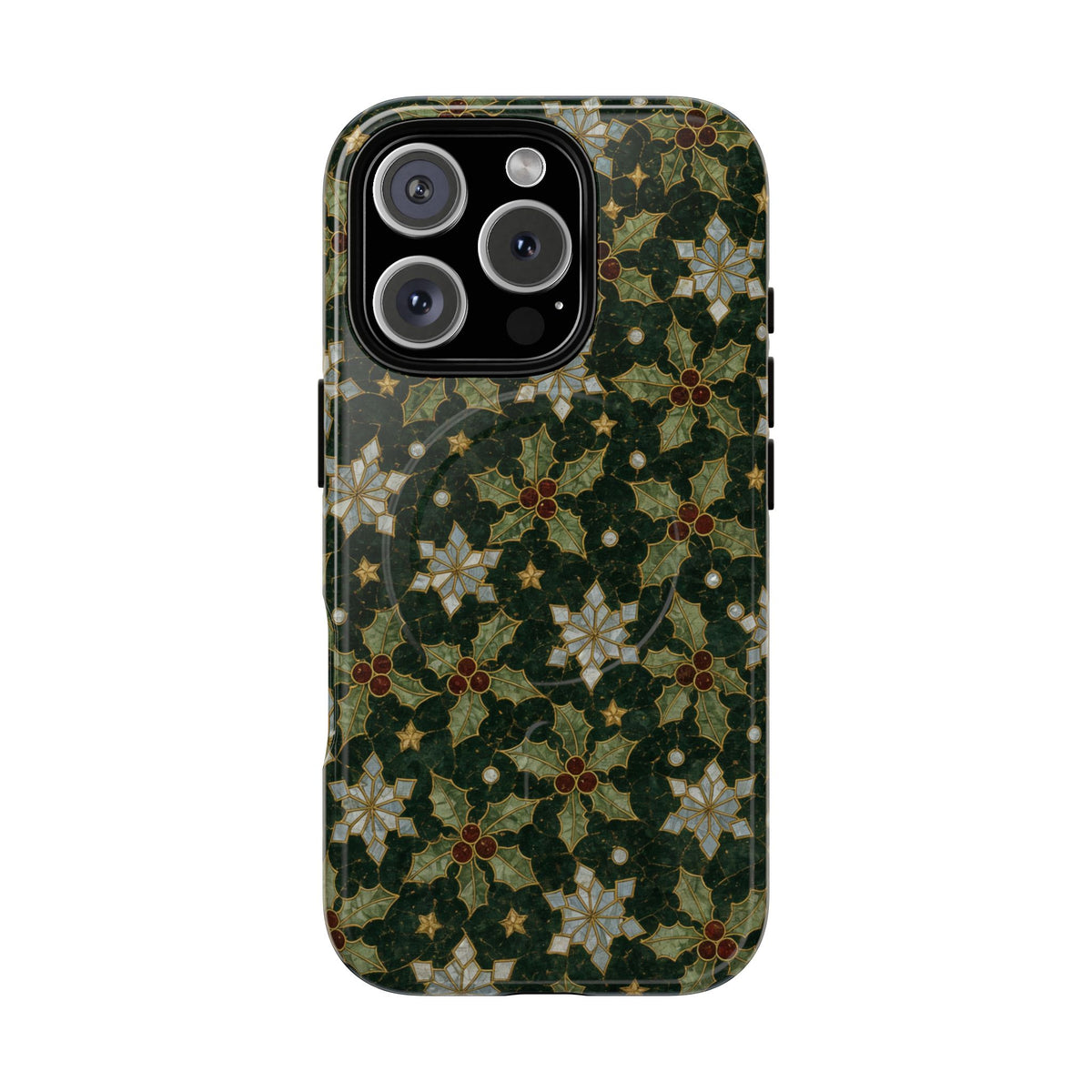 Mosaic Snowflakes Magnetic Case