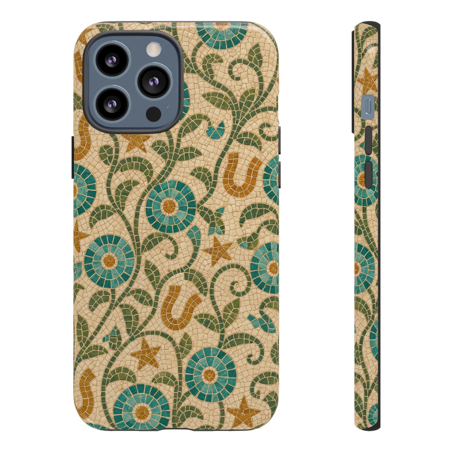 Turquoise Horseshoe Mosaic Tough Case