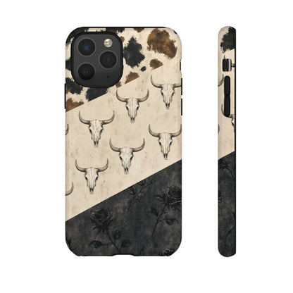 Bull Skull Rose Tough Case