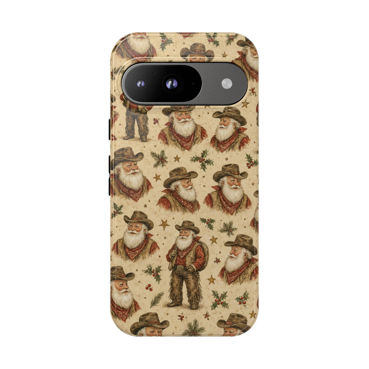 Cowboy Santa Portraits Tough Case