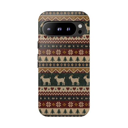Fair Isle Goats Tough Case