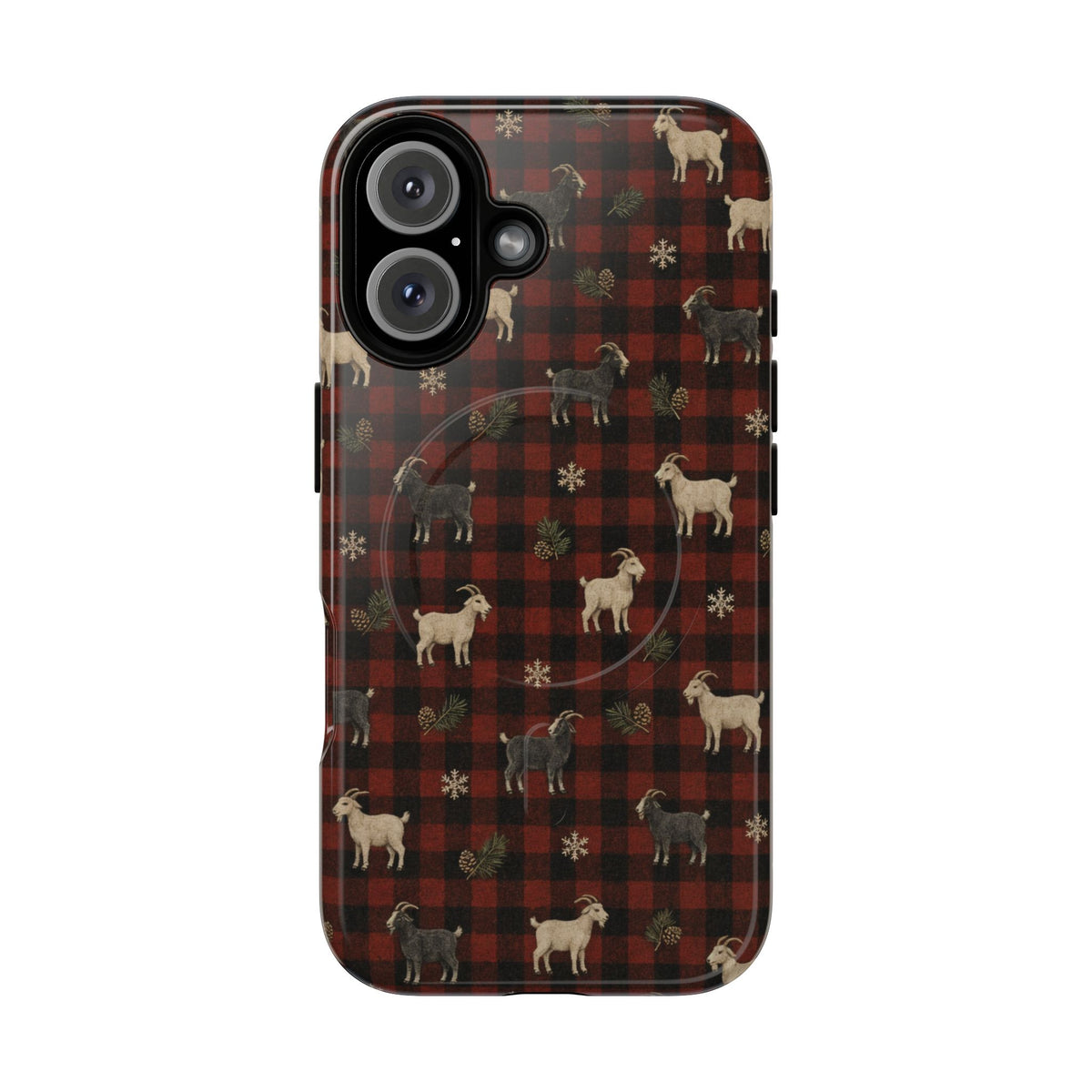 Buffalo Check Goats Magnetic Case