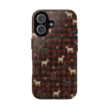 Buffalo Check Goats Magnetic Case