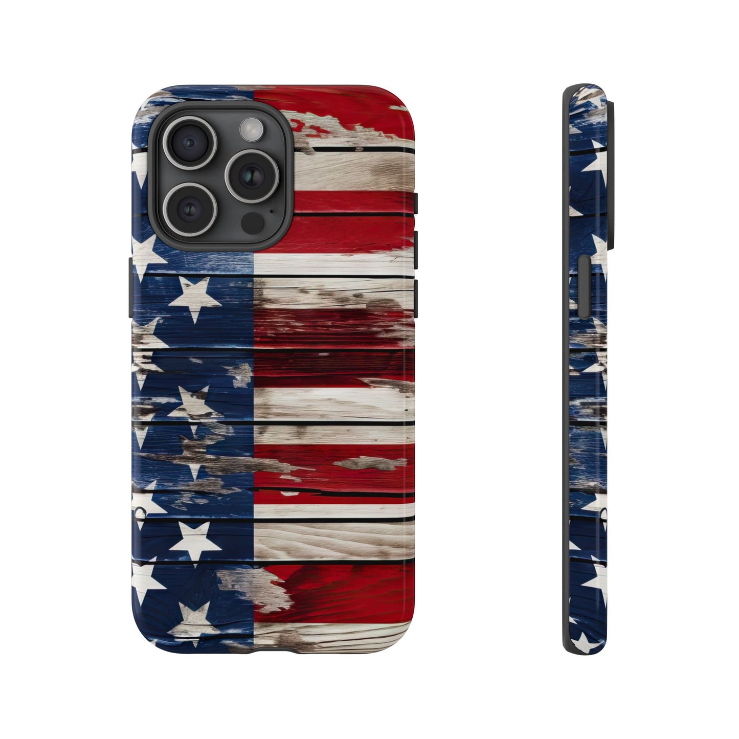 Wood Stars Stripes Tough Case