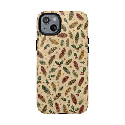 Christmas Feathers Magnetic Case