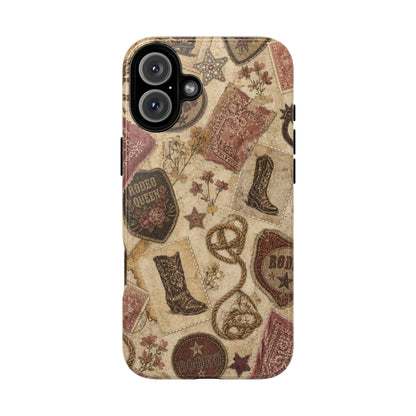 Cowgirl Collage Tough Case
