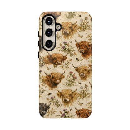 Cottage Core Highland Cows Tough Case
