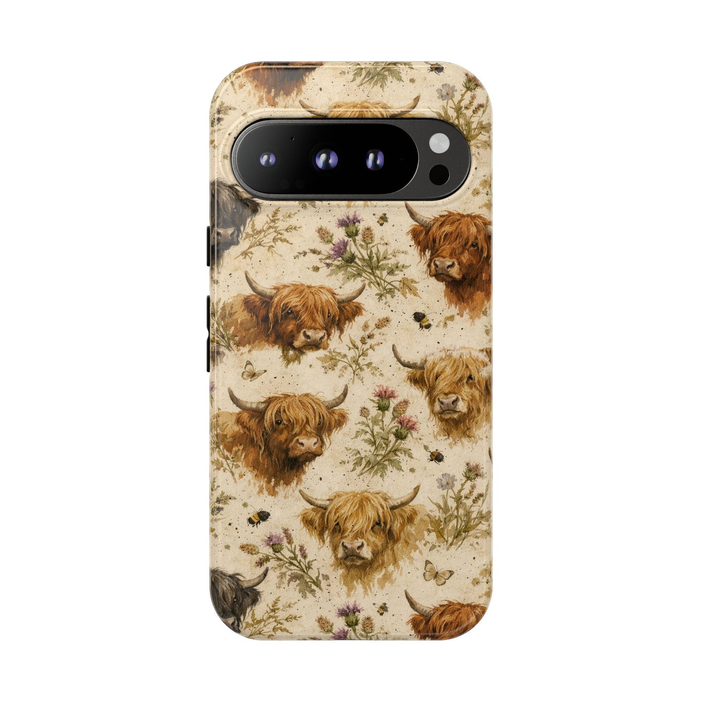 Cottage Core Highland Cows Tough Case