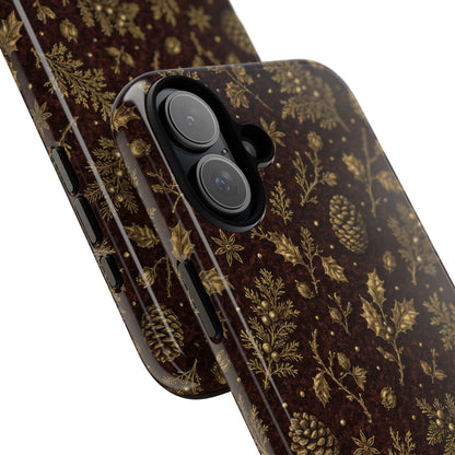 Brass Winter Botanicals Tough Case