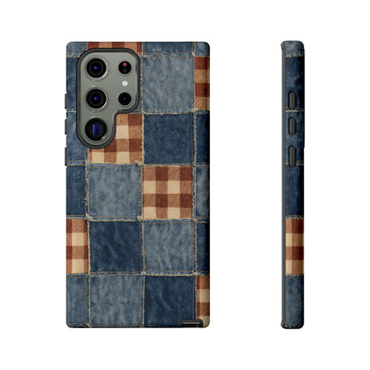 Denim Patchwork Tough Case