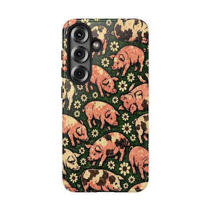 Retro Pigs Tough Case
