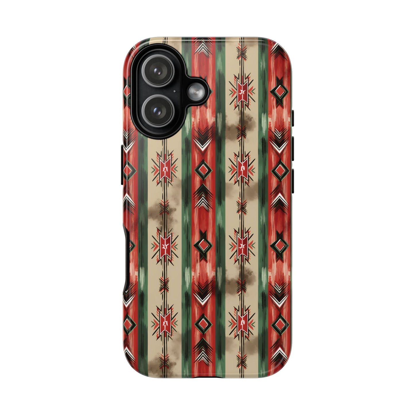 Christmas Aztec Stripes Tough Phone Case