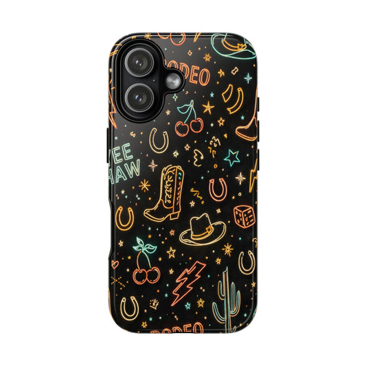 Retro Neon Rodeo Tough Case