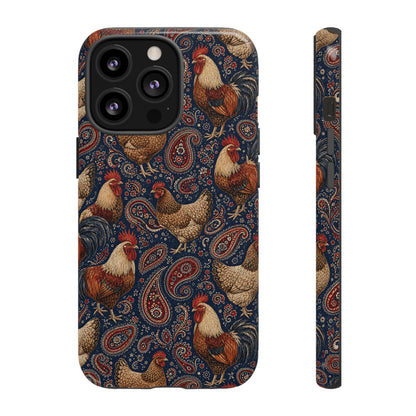 Patriotic Paisley Chickens Tough Case