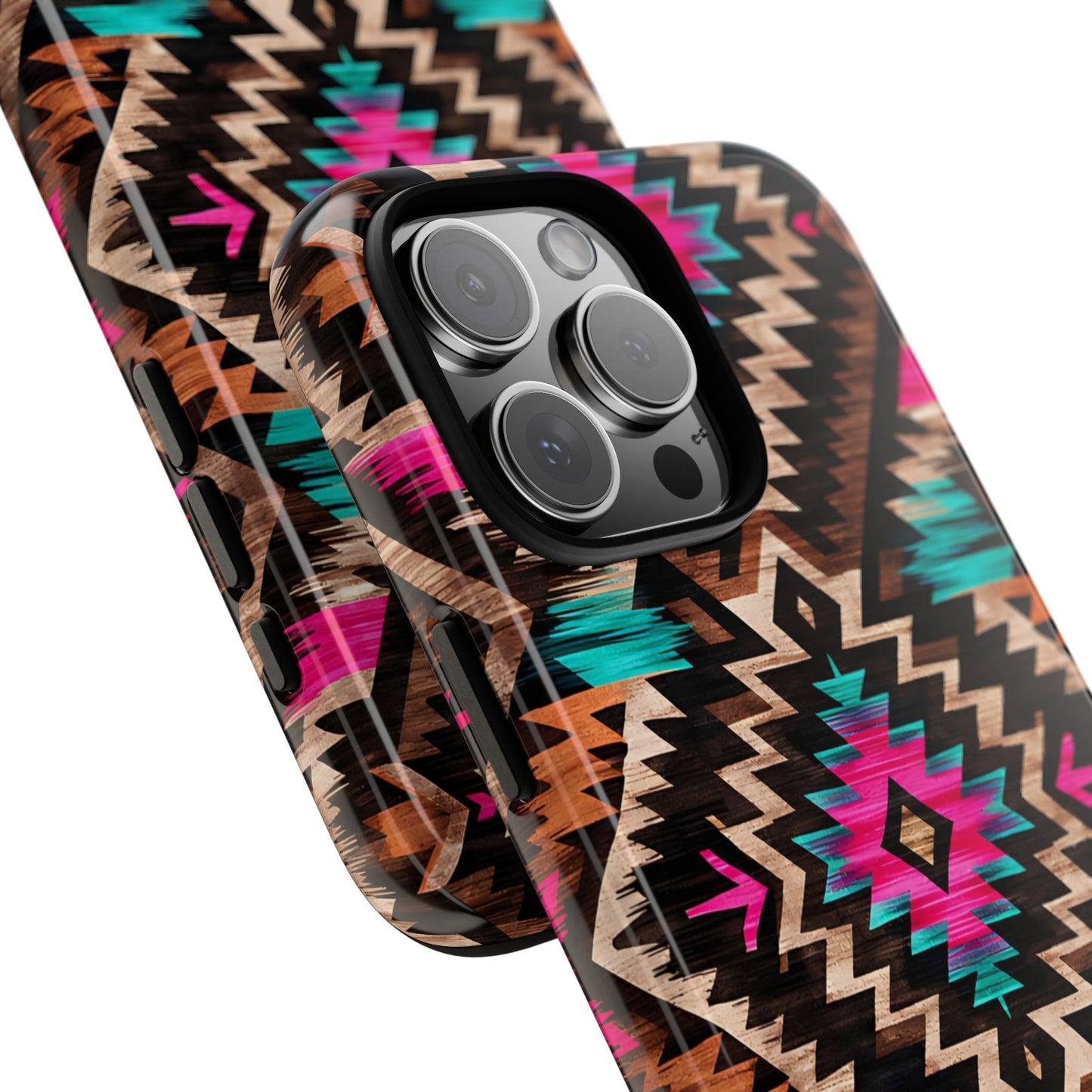 Neon Aztec Rug Tough Case