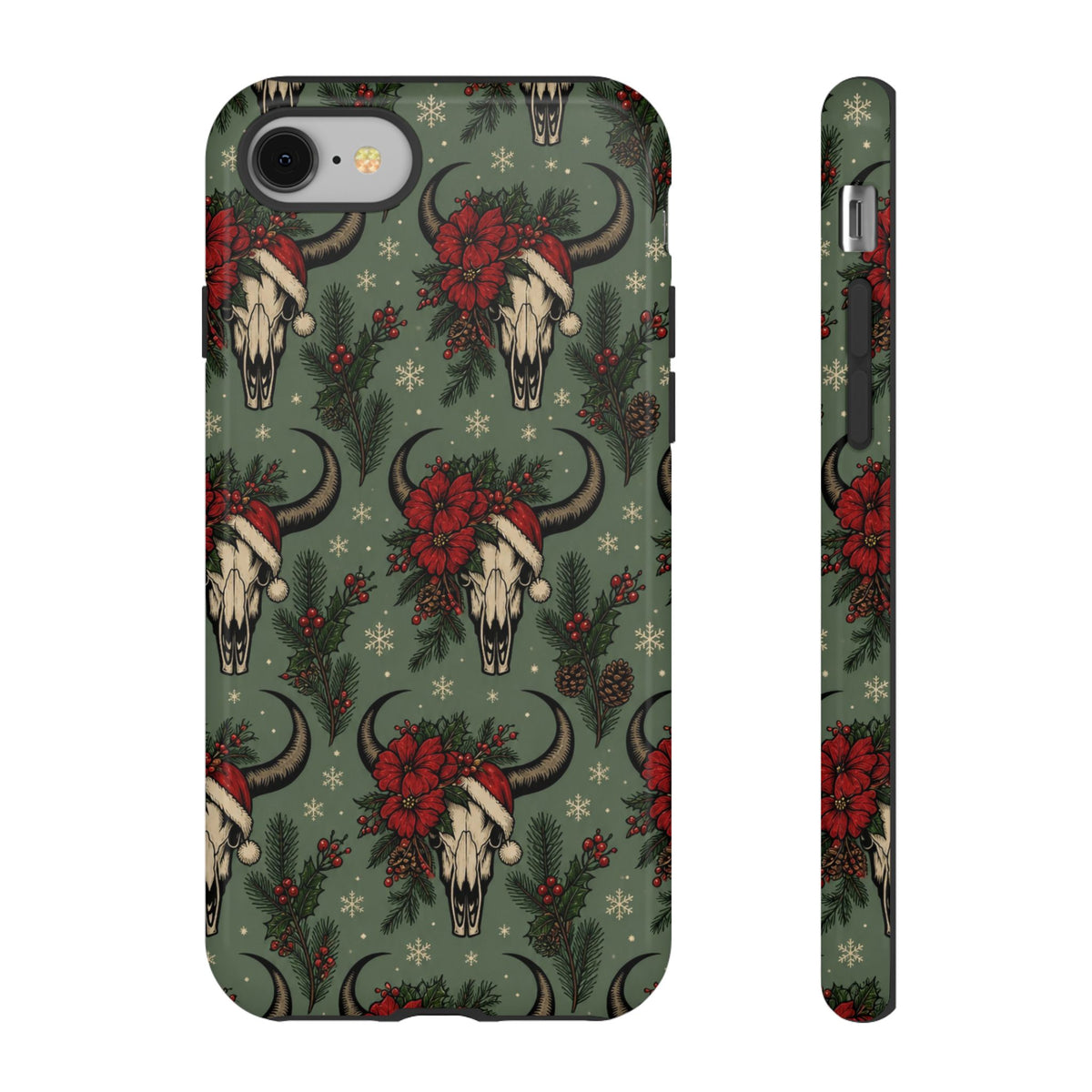 Santa Bull Skulls Tough Case