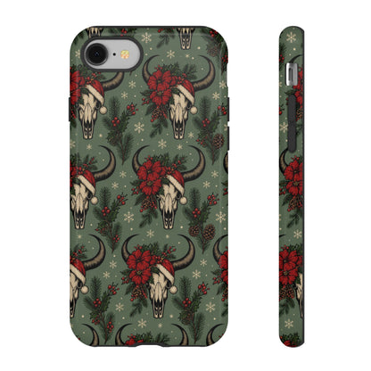 Santa Bull Skulls Tough Case