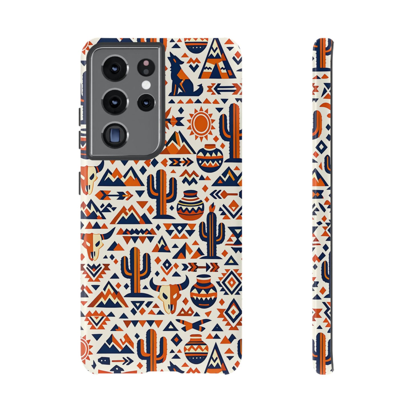 Southwest Tribal Orange Tough Case