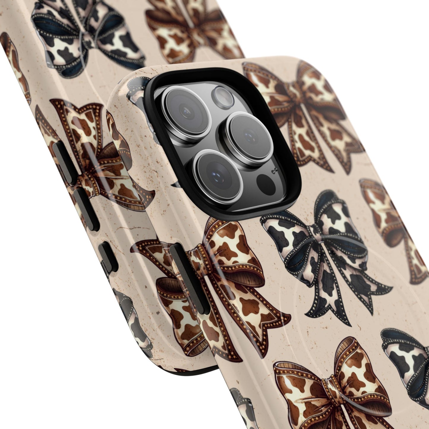 Cowhide Bows Magnetic Case