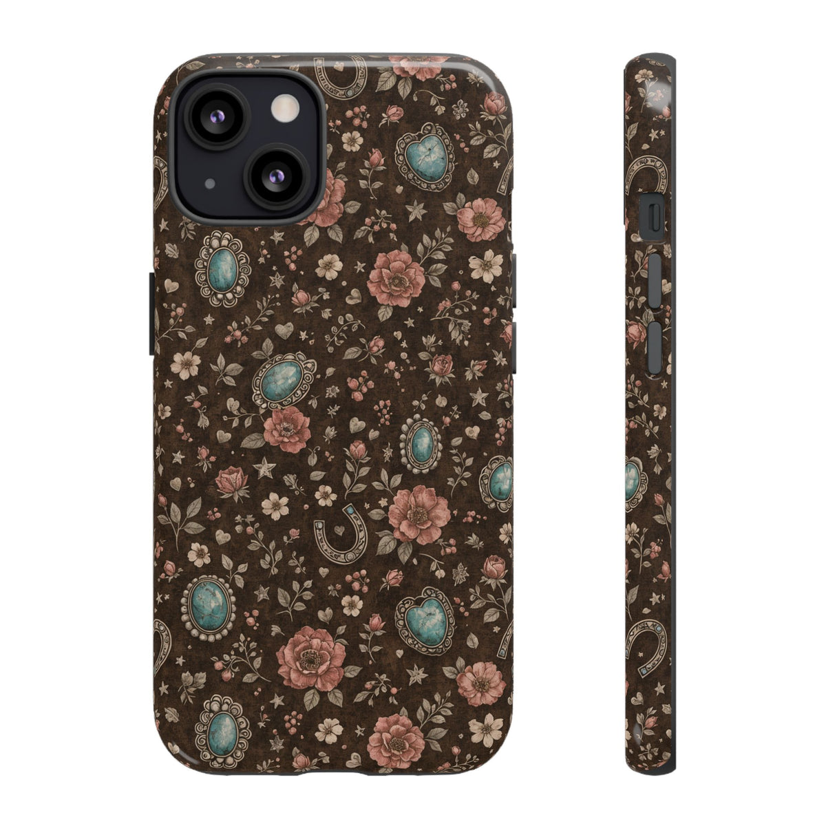 Turquoise Roses Tough Case