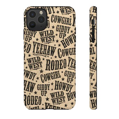 Cowgirl Slang Tough Case