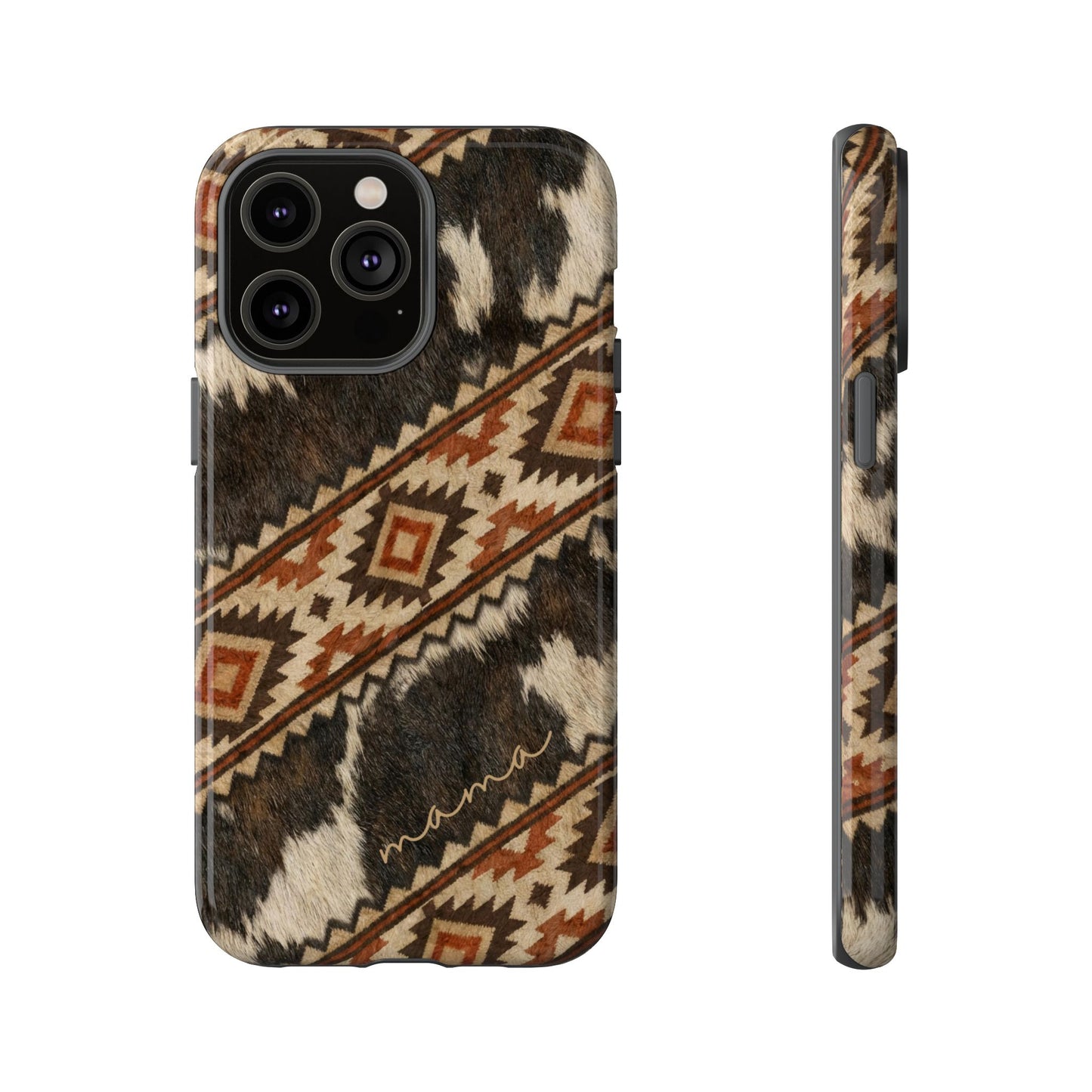 Cowhide Aztec Mama Tough Case