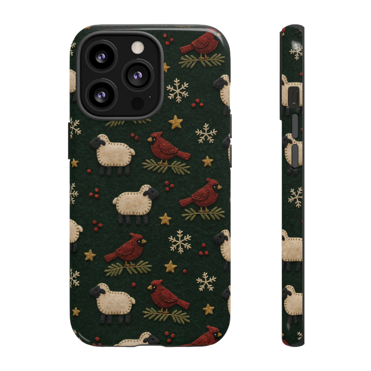 Felt Sheep Cardinals Tough Case