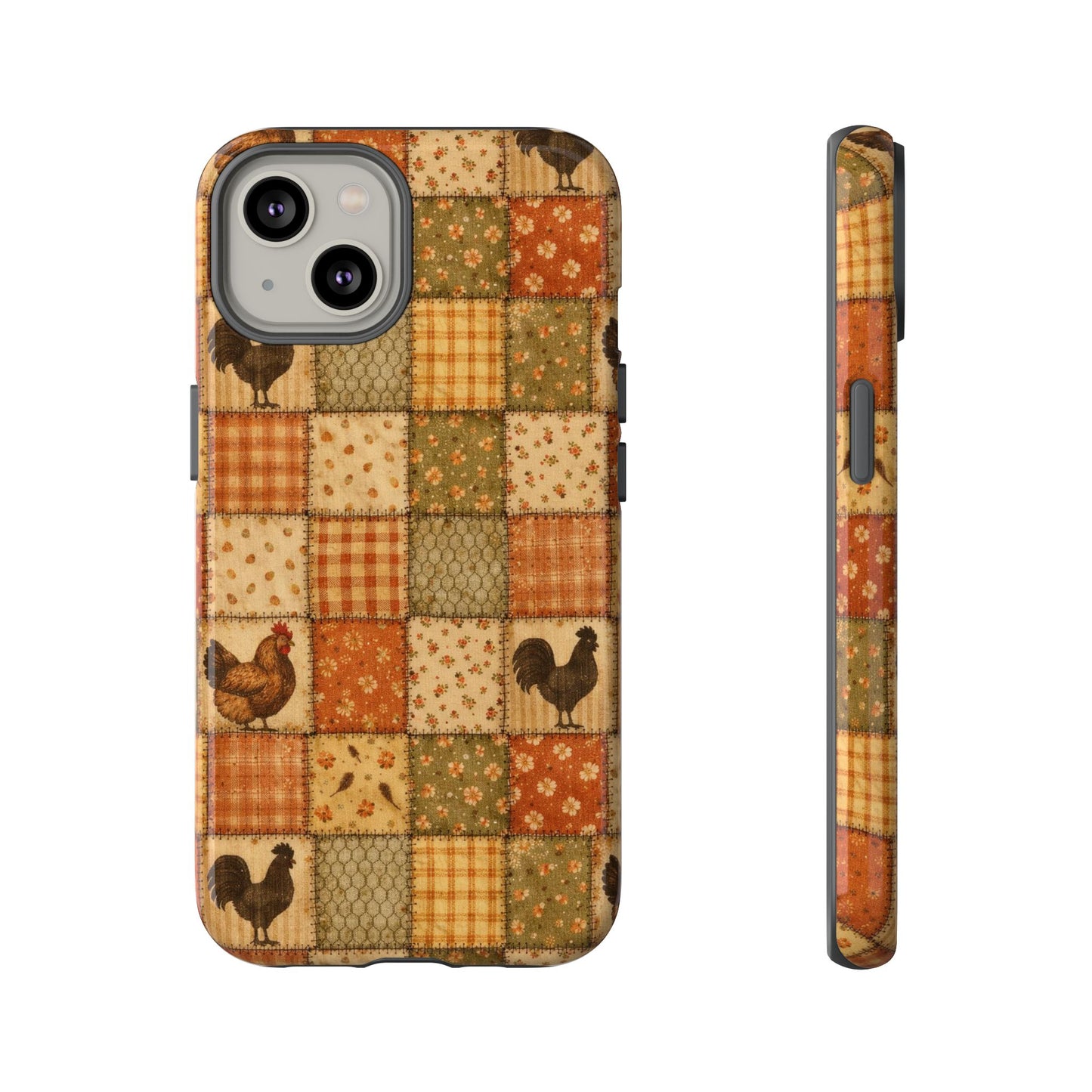 Chickens Patchwork Tough Case