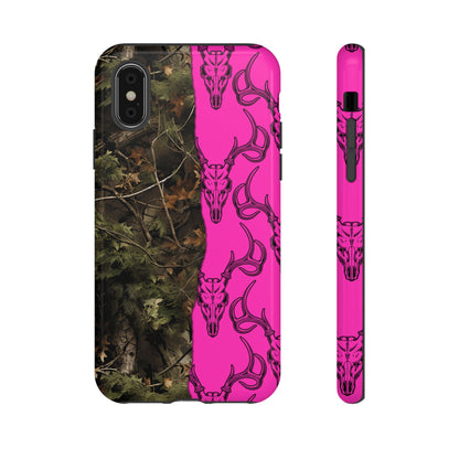 Camo Deer Skulls Pink Tough Case