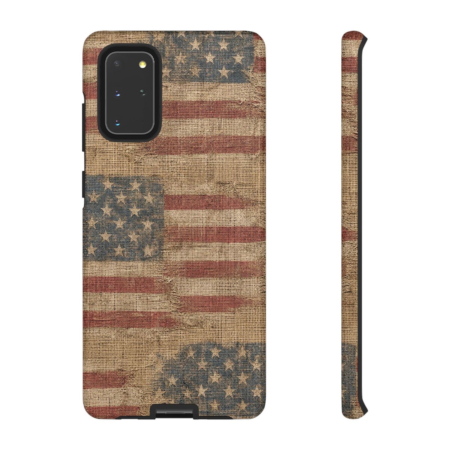 Burlap Flag Tough Case