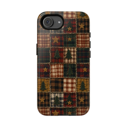 Christmas Rag Quilt Tough Case