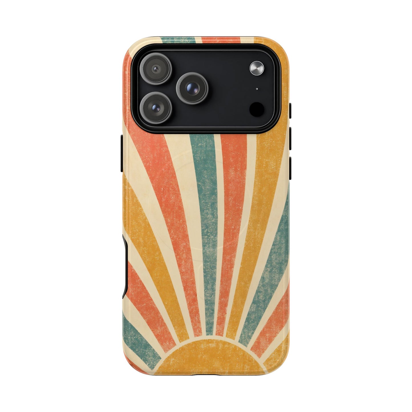 Retro Sun Rays Magnetic Case