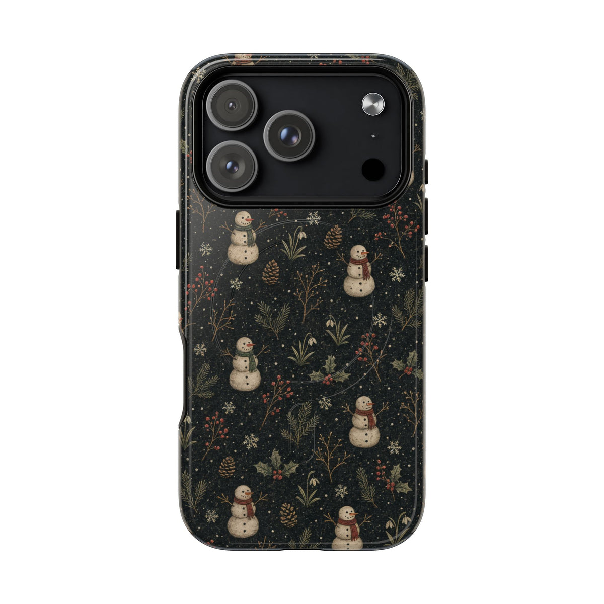 Midnight Snowmen Magnetic Case
