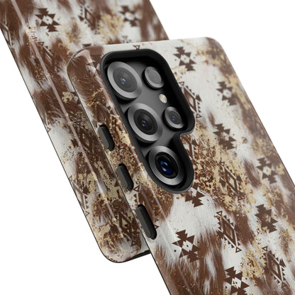 Aztec Cowhide Tough Phone Case