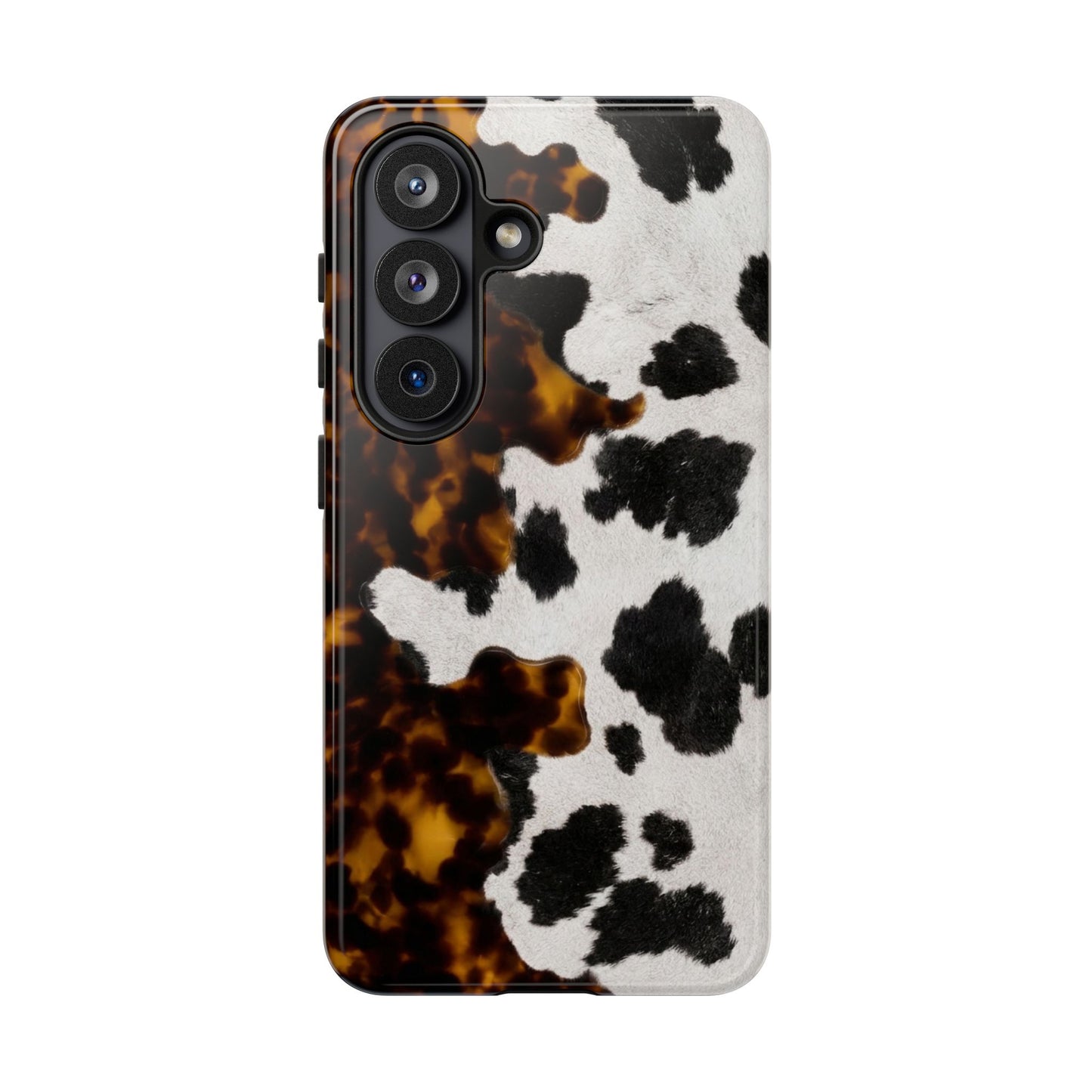 Tortoiseshell + Cowhide Tough Case