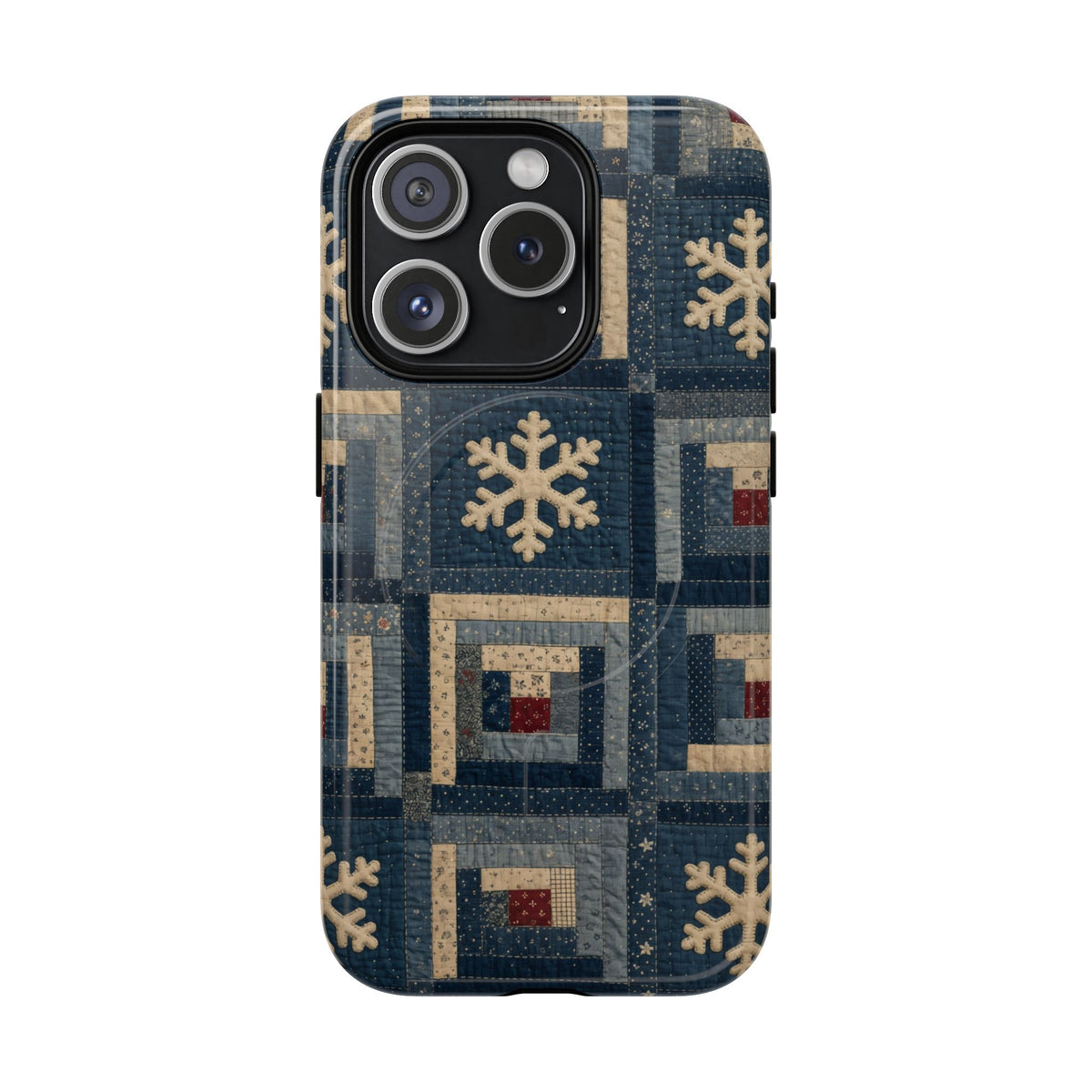 Snowflake Quilt Magnetic Case