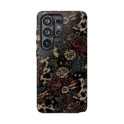 USA Cowhide Bloom Tough Case