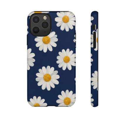 Navy Daisy Tough Case