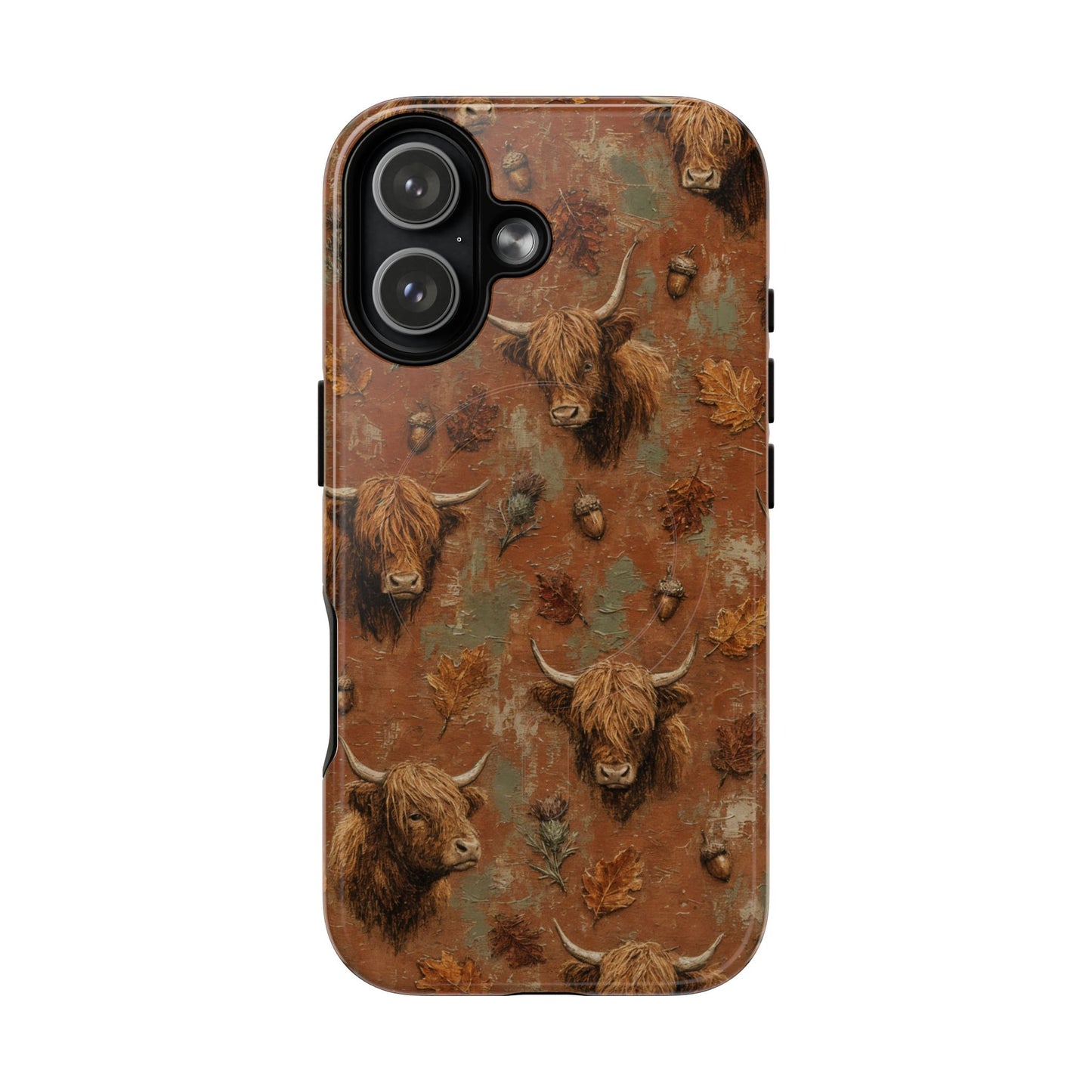 Autumn Highland Cow Magnetic Case