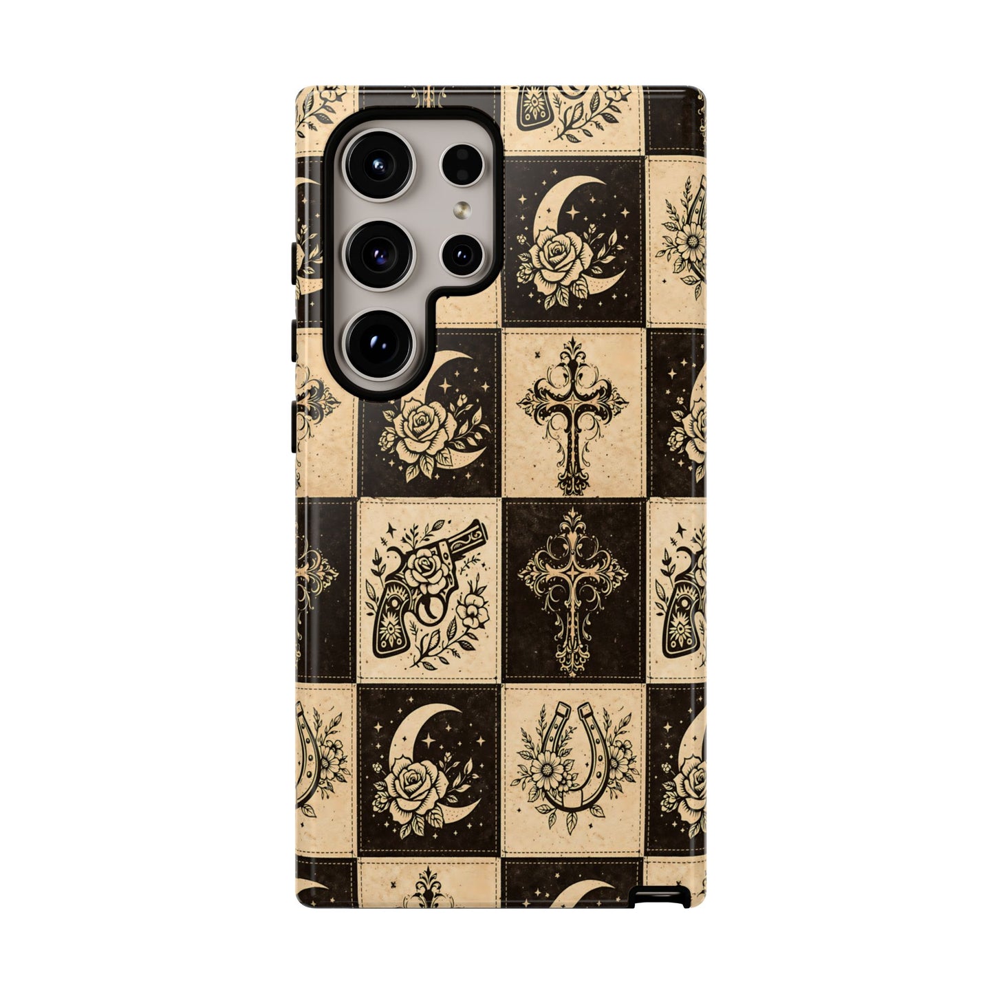 Western Patchwork Icons Tough Case