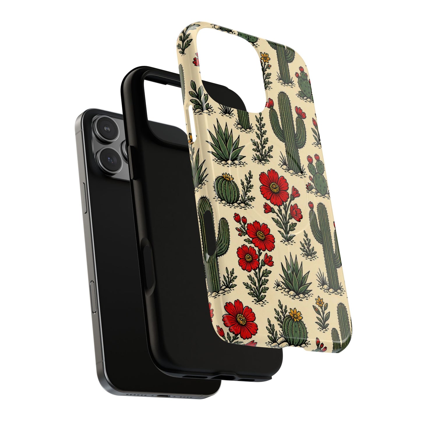 Poppy Cactus Magnetic Case