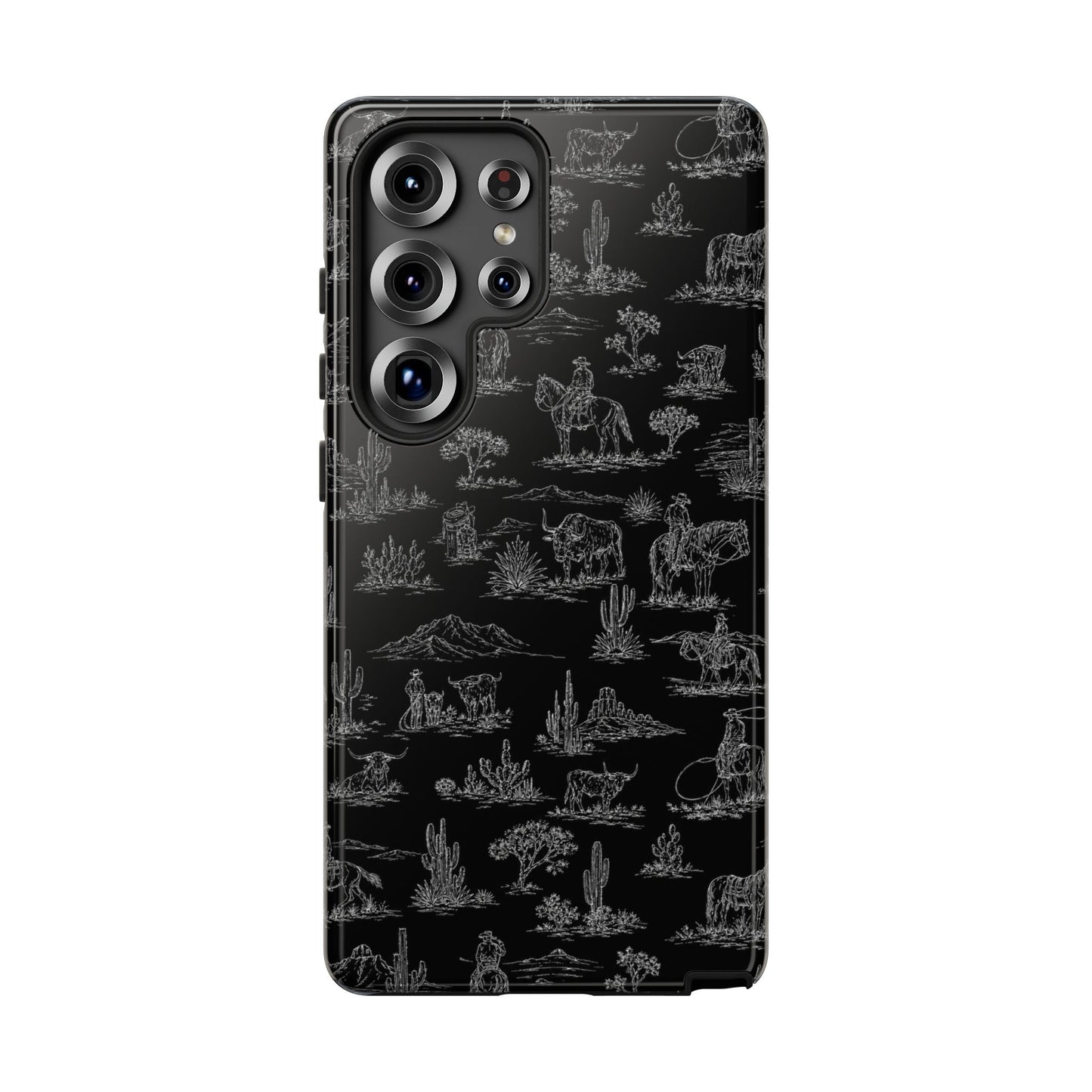 Midnight Toile Tough Case