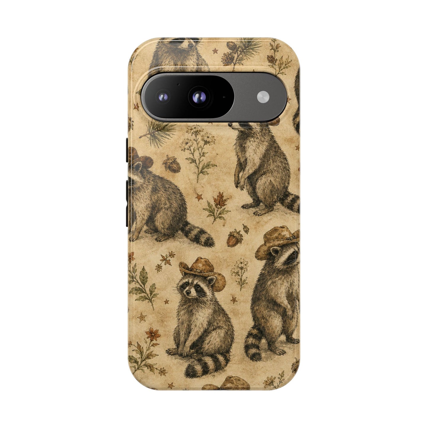 Painted Raccoon Tough Case